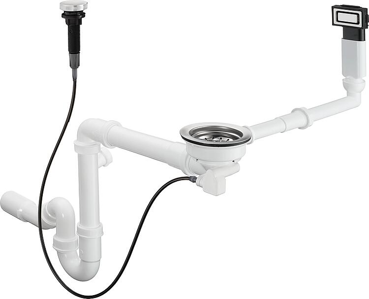 HG Automatische Ab- und Überlaufgarnitur 660 D14-11 BSO