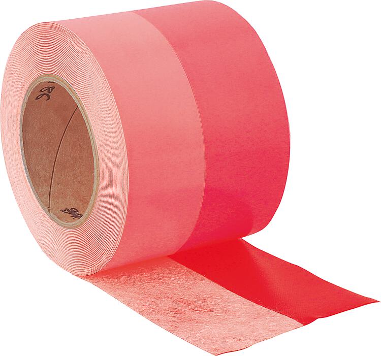 Sockelklebeband, selbstklebend, einseitig vliesfrei, rot (LxB) 10m x 10cm Sockelklebeband, selbstklebend, einseitig vliesfrei, rot (LxB) 10m x 10cm
