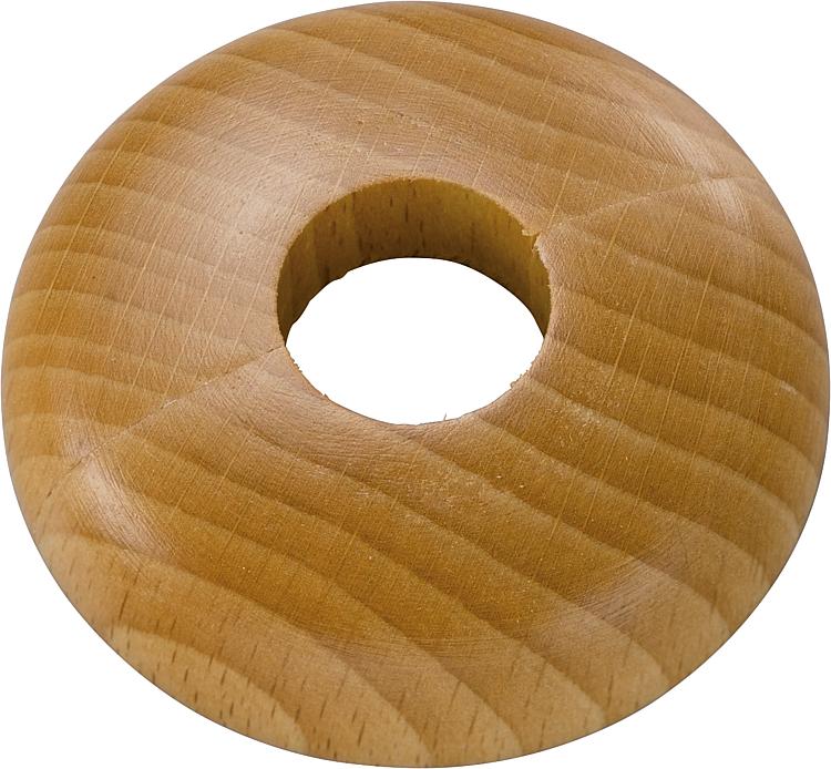 Holz-Doppelrosette Typ Schwarzwald Buche - 15 mm Holz-Doppelrosette Typ Schwarzwald Buche - 15 mm