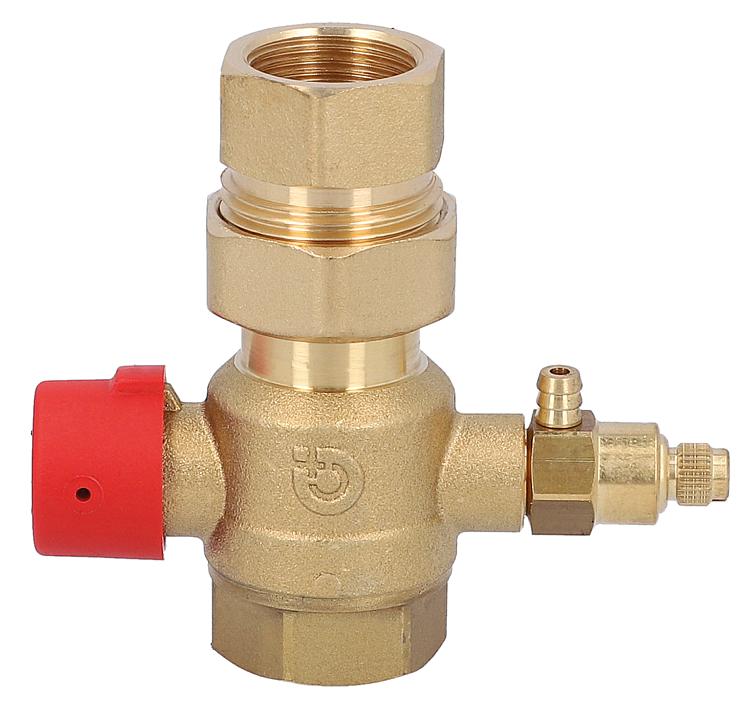 Kappenventil Typ 558052 für Solaranlagen DN20 (3/4") IG
