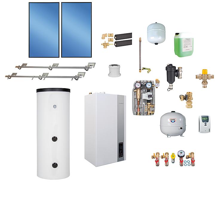 Itaca KRB 24 Gas-Brennwert- Solarpaket 24 KW Itaca KRB 24 Gas-Brennwert- Solarpaket 24 KW
