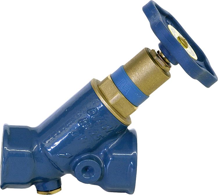 Blue-t Schrägsitzv.DN15/1/2" nichtsteigender Spindel KFR IG x IG/ohne Entleerung Blue-t Schrägsitzv.DN15/1/2" nichtsteigender Spindel KFR IG x IG/ohne Entleerung