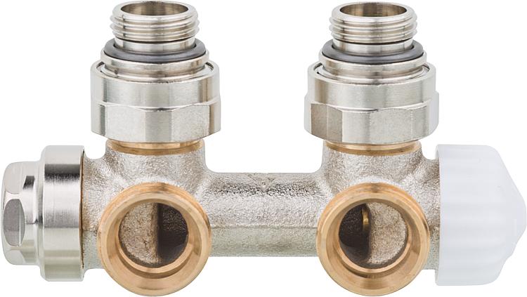 Heimeier Multilux Th-Ventil für HK mit mittigem Anschluss Zweirohrsystem Eckform Heimeier Multilux Th-Ventil für HK mit mittigem Anschluss Zweirohrsystem Eckform