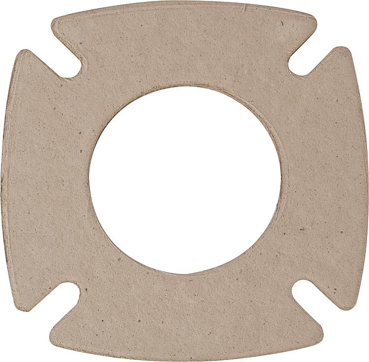 Flanschdichtung 156x156x5mm, Bohrung 81,5mm Flanschdichtung 156x156x5mm, Bohrung 81,5mm