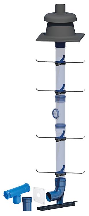 CondensBlue Basisset 3 Schacht inkl. Verbindungsleitung, starr einwandig DN110 CondensBlue Basisset 3 Schacht inkl. Verbindungsleitung, starr einwandig DN110