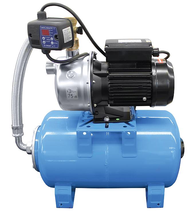Hauswasserwerk Evenes mit 20 L Membrandruckbehälter, 230 Volt Hauswasserwerk Evenes mit 20 L Membrandruckbehälter, 230 Volt