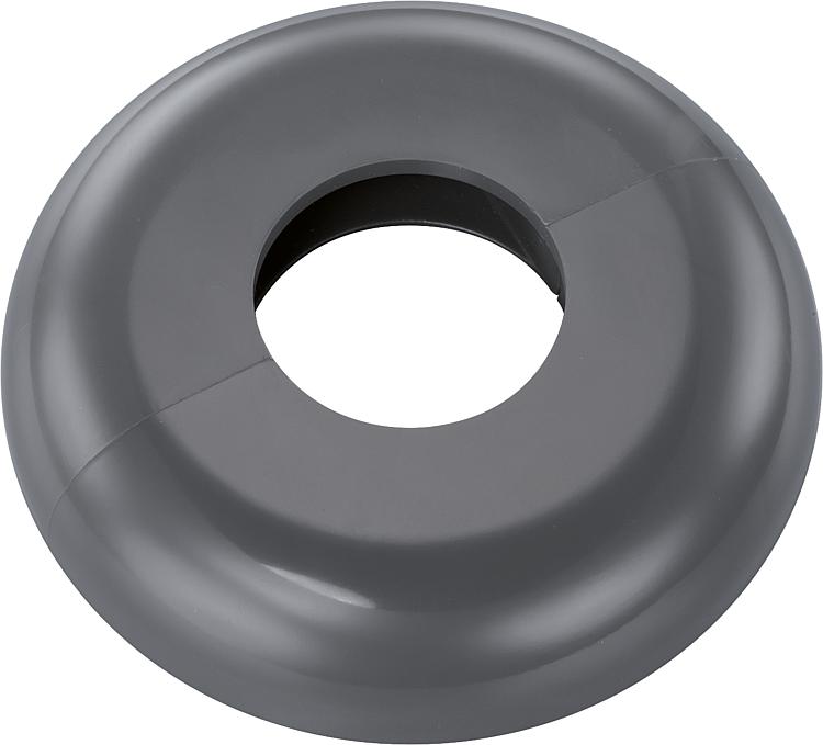 Einzelrosette Typ Mailand Verkehrsgrau B - ähnlich RAL 7043 - 15 mm Einzelrosette Typ Mailand Verkehrsgrau B - ähnlich RAL 7043 - 15 mm