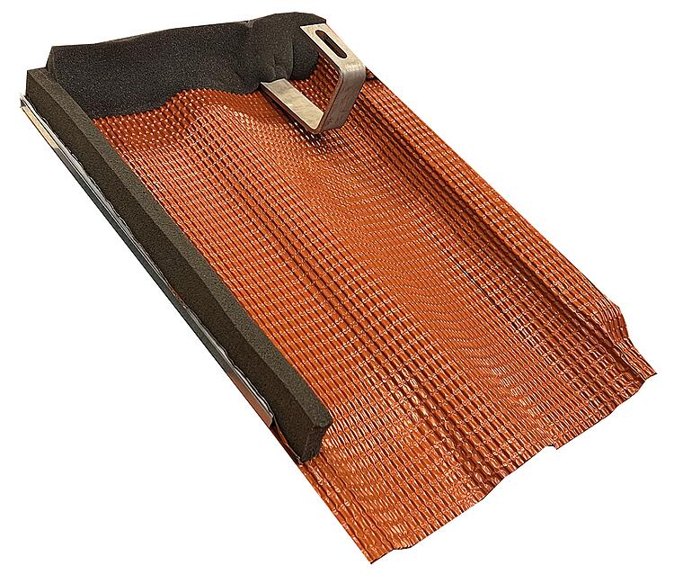 Ziegel-Grundträger L350, rot, mit Dachhaken Ziegel-Grundträger L350, rot, mit Dachhaken