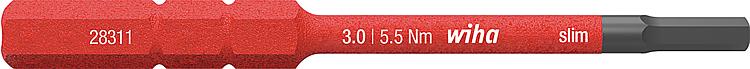 VDE-slimBit Wiha® Innensechskant SW 3 VDE-slimBit Wiha® Innensechskant SW 3